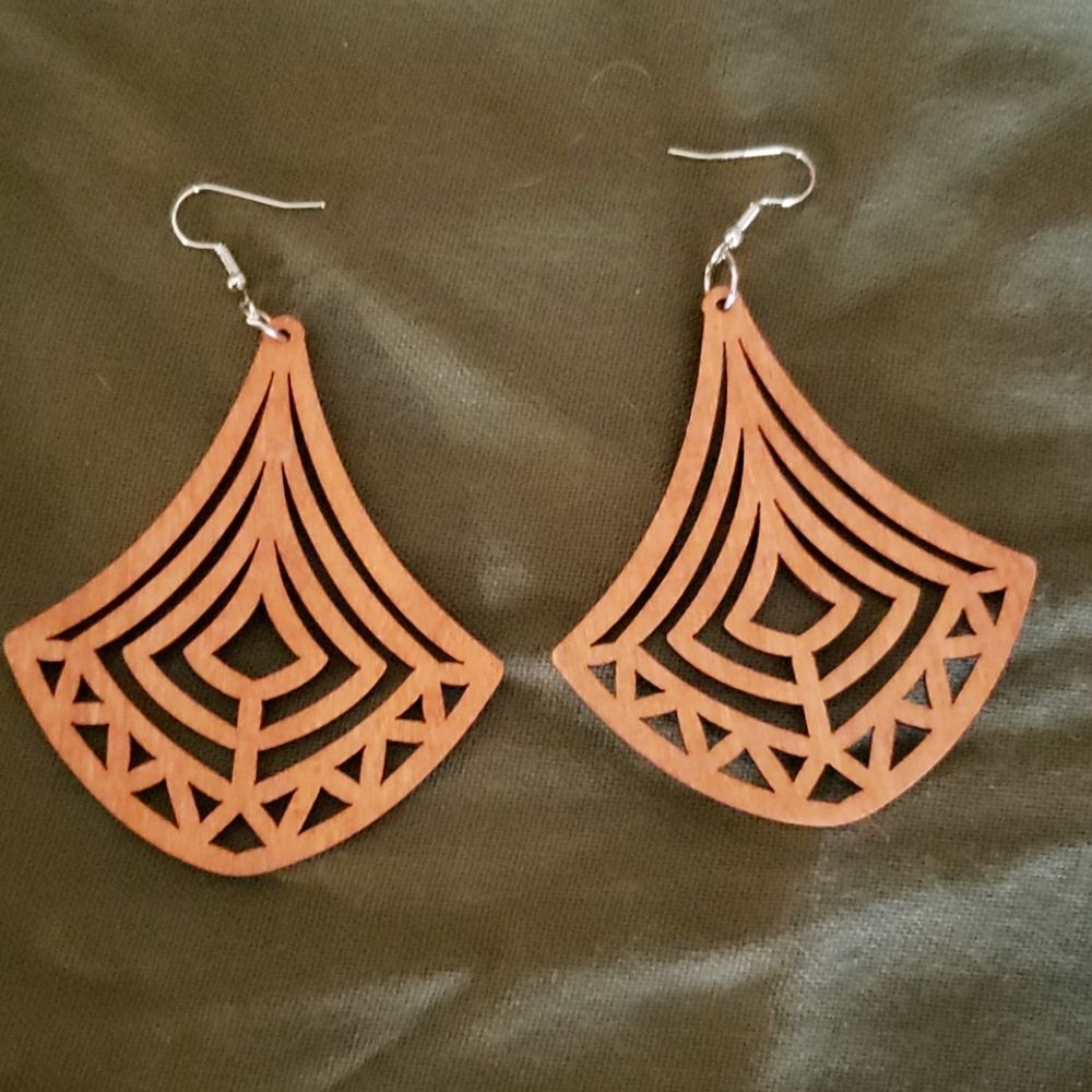 NEW Wood Earrings